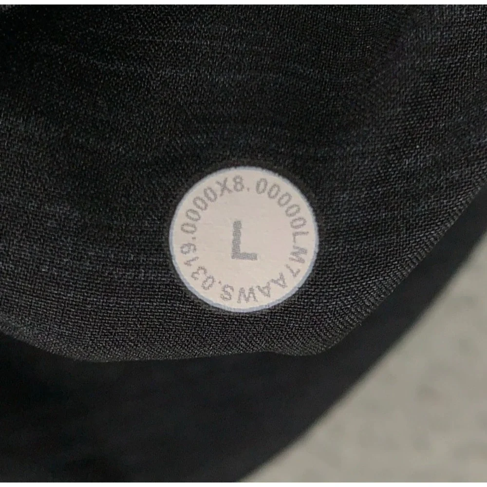 Lululemon T.H.E. Shorts Men's Large Heather Allover Deep Coal Black 9